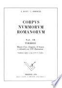 Corpus nummorum romanorum ...: Tiberio: monete d'oro: d'argento: di bronzo e coloniali