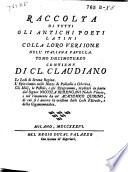 Corpus omnium veterum poetarum Latinorum cum eorundem italica versione