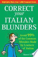 Correct Your Italian Blunders