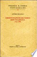 Correnti politiche nel Veneto dopo Villafranca (1859-1866)