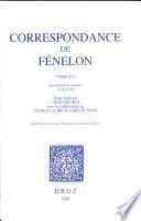 Correspondance de Fénelon