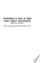 Correspondance du nonce en France Fabio Mirto Frangipani