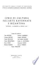 Corsi di cultura sull'arte ravennate e bizantina