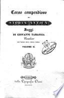 Corso compendioso di storia antica saggi