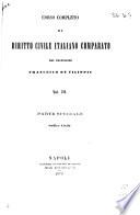 Corso completo di diritto civile italiano comparato