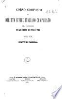 Corso completo di diritto civile italiano comparato