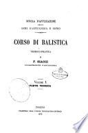 Corso di balistica teorico-pratica