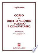 Corso di diritto agrario italiano e comunitario