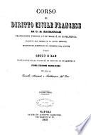 Corso di diritto civile francese