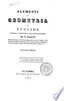 Corso di geometria elementare e sublime