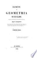 Corso di Geometria elementare, e sublime