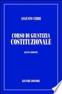 Corso di giustizia costituzionale