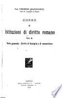 Corso di istituzioni di diritto romano ...