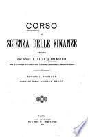 Corso di scienza della finanze