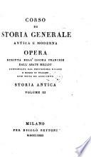 Corso di storia generale, antica e moderna, opera scritta nell'idioma francese, continuata da Carlo Millon e recata in italiano con note ed aggiunte