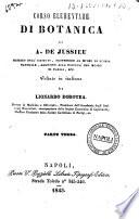 Corso elementare di botanica A. De Jussieu