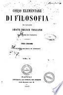 Corso elementare di filosofia del diritto [di] Felice Toscano