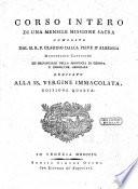 Corso intero di una mensile missione sacra