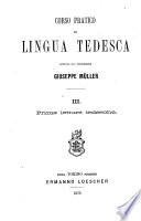 Corso pratico di lingua tedesca dettato dal prof. Giuseppe Müller