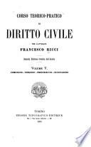 Corso teorico-pratico di diritto civile