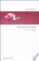Cosa può un corpo? Lezioni su Spinoza