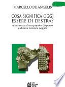 Cosa significa oggi essere di destra?