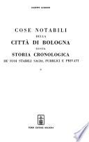 Cose notabili della città di Bologna