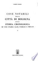 Cose notabili della città di Bologna