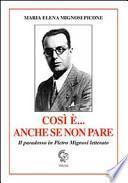 Così è... anche se non pare. Il paradosso in Pietro Mignosi letterato