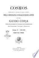 Cosmos comunicazioni sui progressi più recenti e notevoli della geografia e delle scienze affini