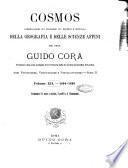 Cosmos comunicazioni sui progressi più recenti e notevoli della geografia e delle scienze affini