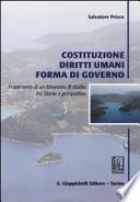 Costituzione, diritti umani, forma di governo. Frammenti di un itinerario di studio tra storia e prospettive