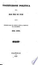 Costituzione politica del regno delle Due Sicilie