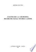 Costruire la memoria