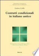 Costrutti condizionali in italiano antico