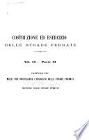 Costruzione ed esercizio delle strade ferrate e delle tramvie