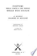Costumi della corte e dei popoli delle Due Sicilie