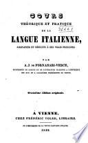 Cours théorique et pratique de la langue italienne