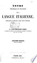 Cours théorique et pratique de la langue italienne