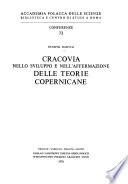 Cracovia nello sviluppo e nell'affermazione delle teorie copernicane