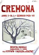Cremona rivista mensile illustrata della Citta e Provincia