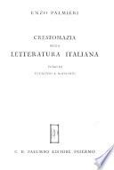 Crestomazia della letteratura italiana: L'Ottocento e il Novecento