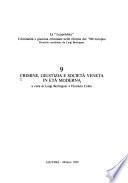 Crimine, giustizia e società veneta in età moderna