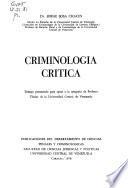 Criminologia critica