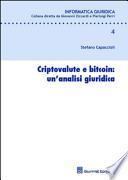 Criptovalute e bitcoin. Un'analisi giuridica