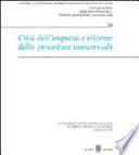 Crisi dell'impresa e riforme delle procedure concorsuali