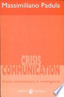 Crisis communication