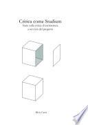 Critica come Studium - Note sulla critica di architettura a servizio del progetto