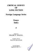 Critical Survey of Long Fiction