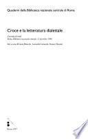 Croce e la letteratura dialettale